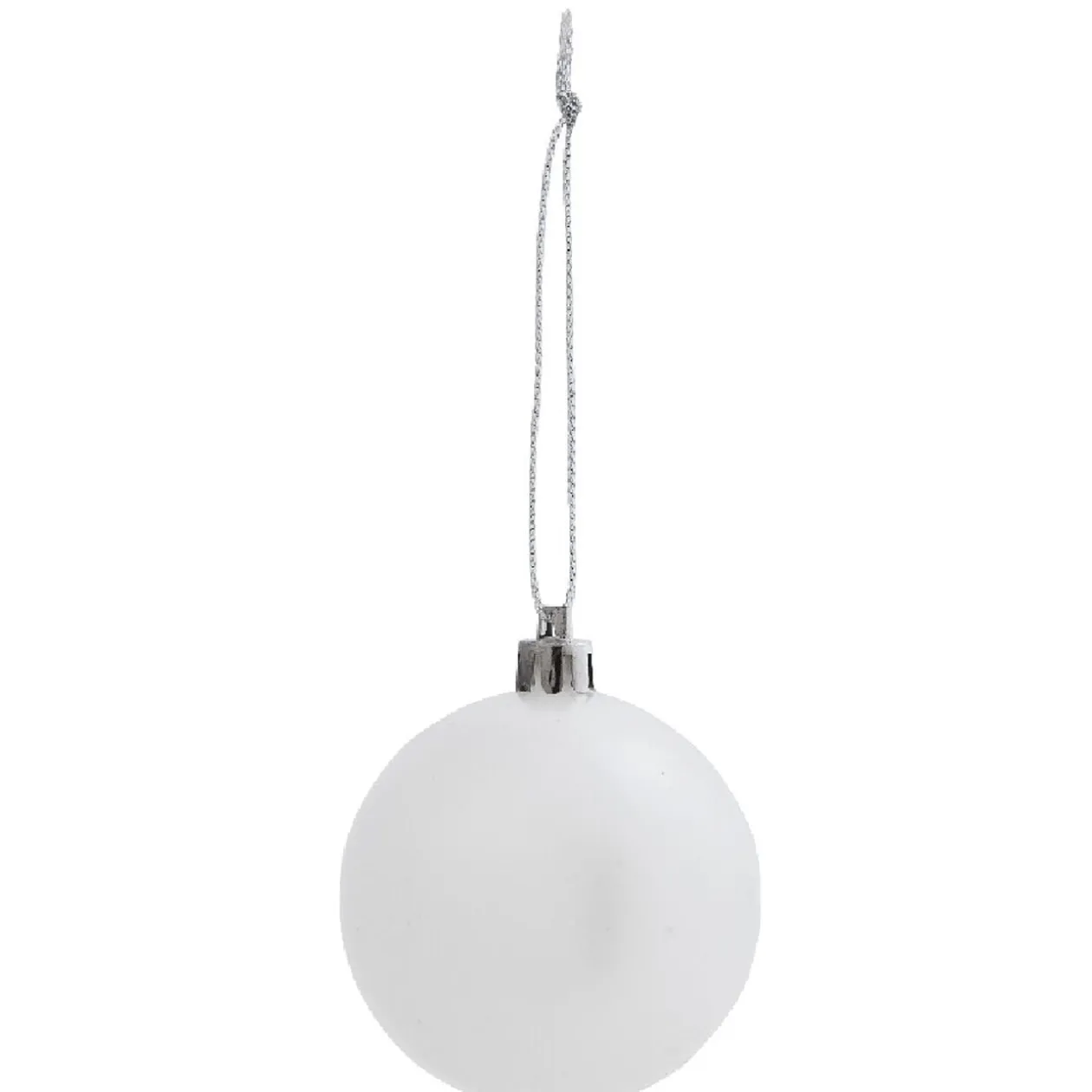 Boule de Noël rouge et blanche x10