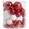 Boule de Noël rouge et blanche x50 < Gifi Sale