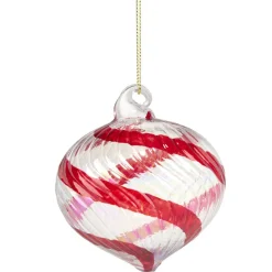 Boule de Noël spirale en verre Ø8cm (2 modèles) < Gifi Best