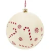 Boule de Noël à suspendre en plastique décoré Ø8cm (3 modèles) < Gifi Sale