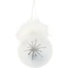 Boule de Noël transparente avec plumes < Gifi Hot