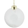 Boule de Noël verre Ø8cm - 3 modèles < Gifi Outlet
