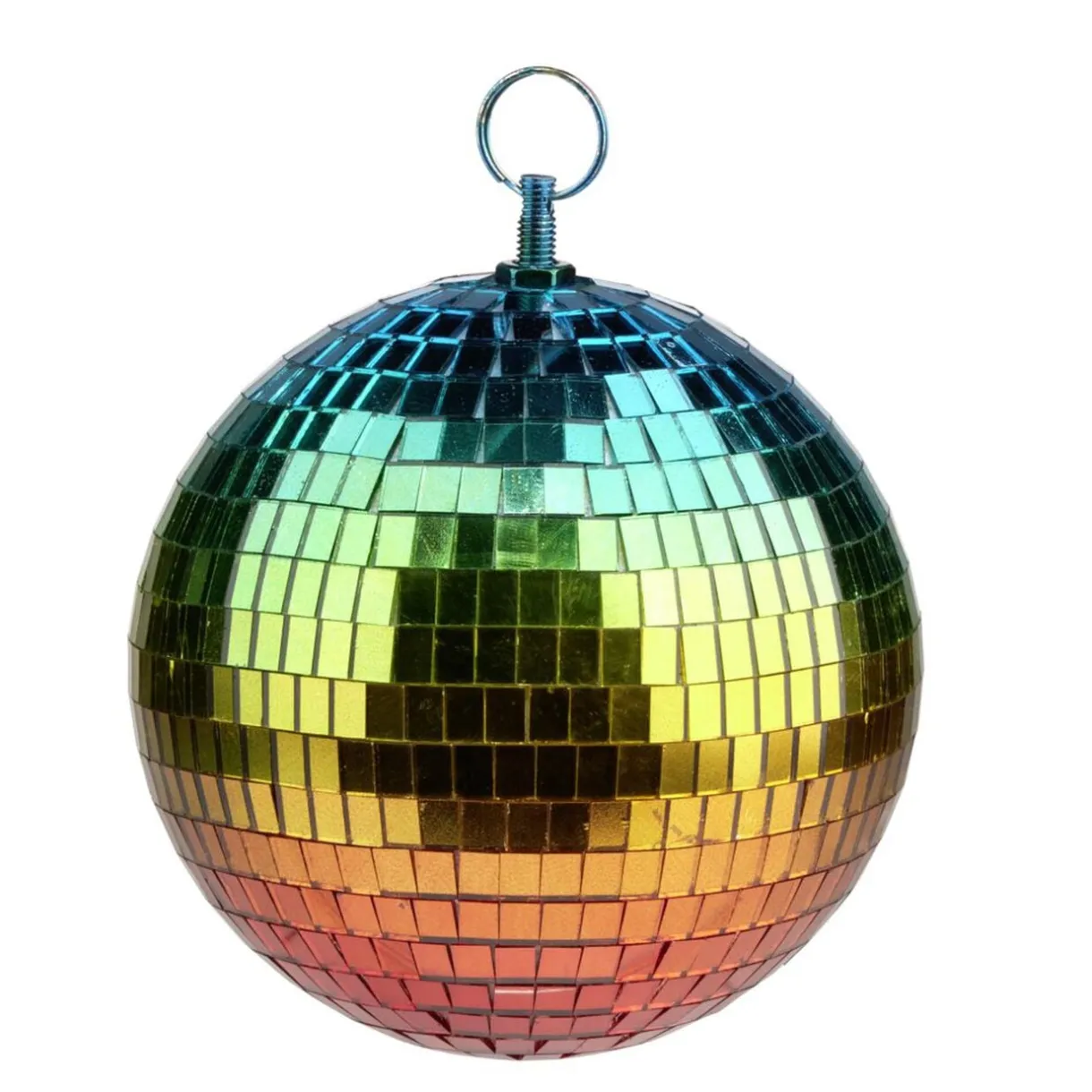 Boule disco à facette verre coloré à suspendre Ø15cm (2 modèles) < Gifi