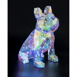 Bouledogue holographique lumineux 150LED