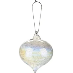 Boule en verre intérieur filament à reflet irisé