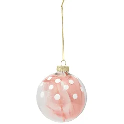 Boule en verre transparent avec plume