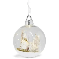 Boule lumineuse à suspendre Ø20,5cm - 2 modèles