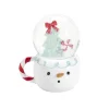 Boule à neige Noël sapin intérieur sur socle forme tasse H17cm (2 modèles) < Gifi Hot