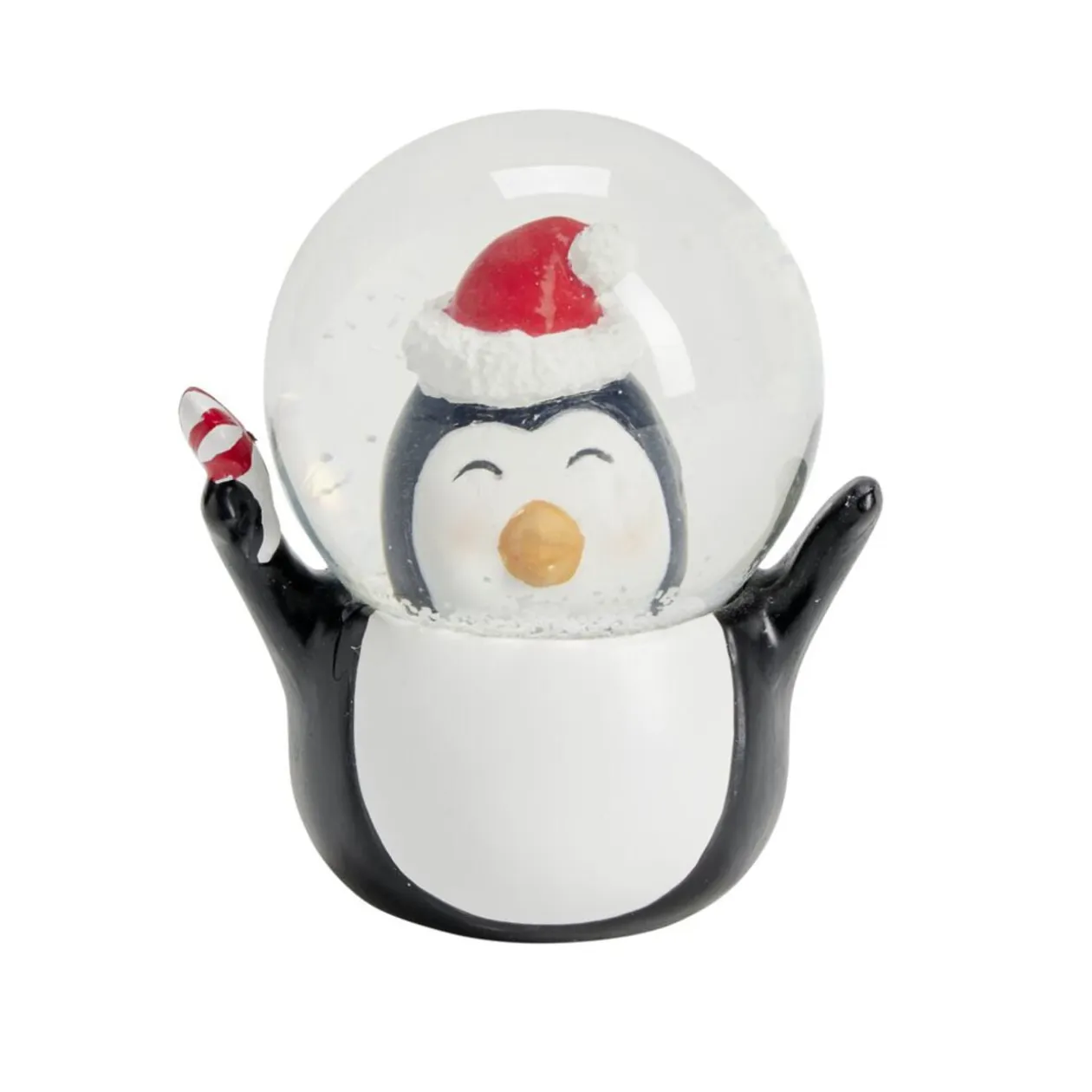 Boule à neige Noël traditionnel personnage 9x6,5xH9cm (4 modèles)