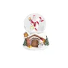 Boule à neige Noël Ø8,3xH10,5 cm (4 modèles)