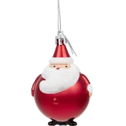 Boule Père Noël rouge à suspendre