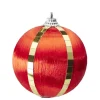 Boules de Noël fil métallisé x6 à suspendre