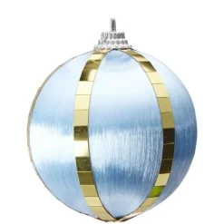 Boules de Noël fil métallisé x6 à suspendre