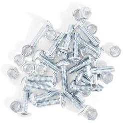 20 boulons poêlier cruciforme acier zingué - 4x15 mm < Gifi Online