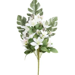 Bouquet artificiel lys blanc Ø12xH50cm < Gifi Sale