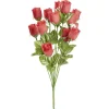 Bouquet de Roses et Gypsophil rouge en polyéthylène < Gifi Outlet