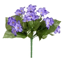 Bouquet de violettes artificielles 10 tiges H26cm < Gifi Discount