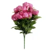 Bouquet fleurs artificielles pivoines 10 têtes H42cm - 3 modèles < Gifi Sale