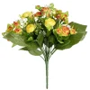 Bouquet fleurs artificielles gypsophile/renoncule 14 tiges orange H30cm < Gifi Clearance