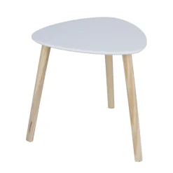 Bout de canapé Joseph marron Ø40xH39,5 cm < Gifi New