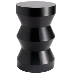 Bout de canapé Pop bois noir Ø29xH47cm < Gifi Hot