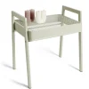Bout de canapé Staky 44x32x47cm acier vert pistache