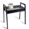 Bout de canapé Staky 44x32x47cm acier noir < Gifi Hot