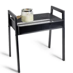 Bout de canapé Staky 44x32x47cm acier noir < Gifi Hot
