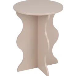 Bout de canapé Wave bois rose Ø35xH47cm < Gifi Online