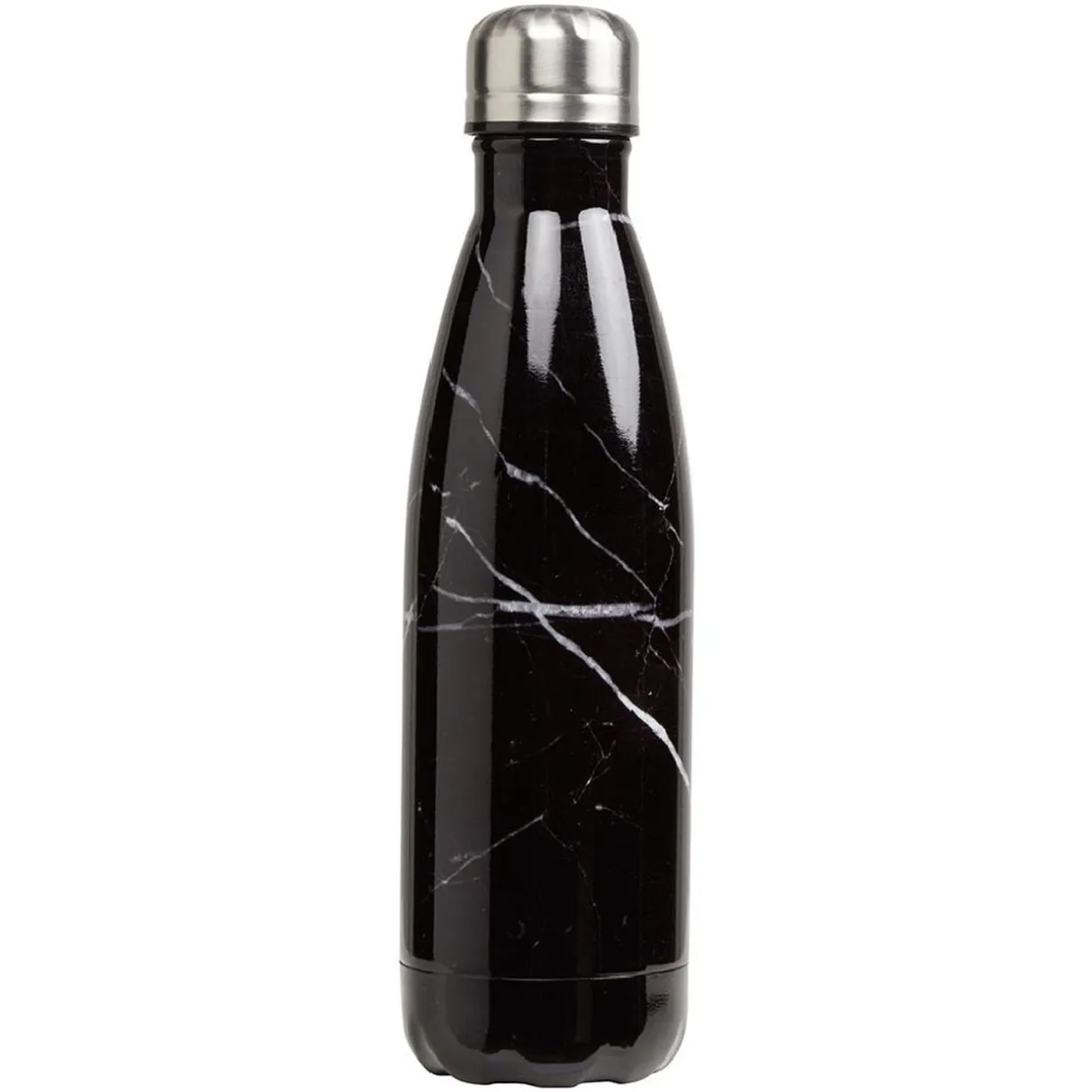 Bouteille isotherme inox noir effet marbre 500 ml < Gifi New