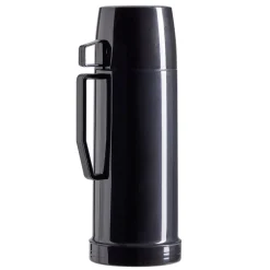 Bouteille isotherme 415ml avec tasse plastique noir < Gifi Clearance