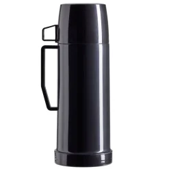 Bouteille isotherme 415ml avec tasse plastique noir < Gifi Clearance