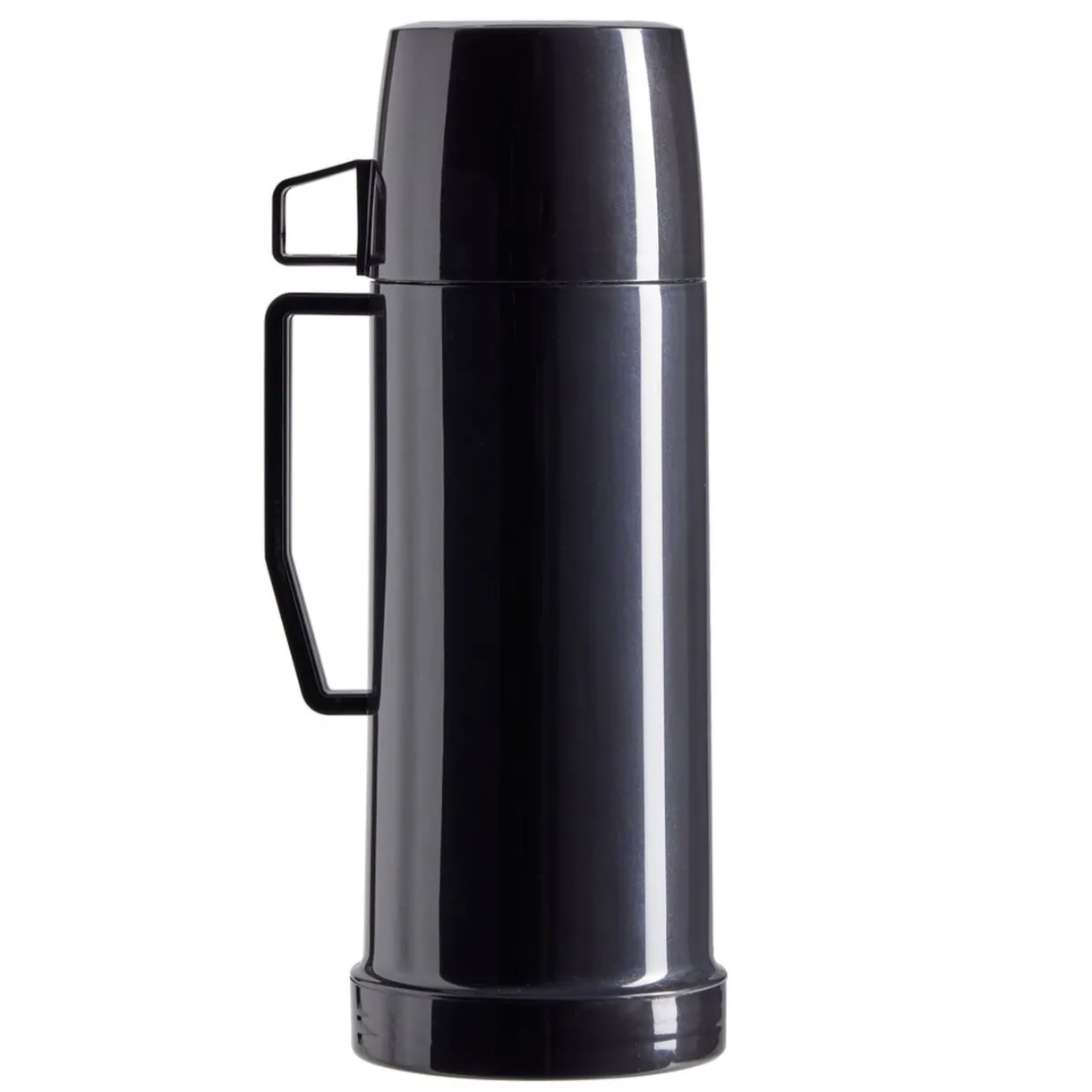 Bouteille isotherme 415ml avec tasse plastique noir < Gifi Clearance