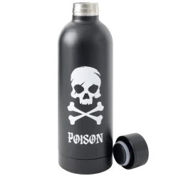 Bouteille isotherme 500ml Halloween inox Ø7xH22cm (2 modèles blanc ou noir) < Gifi Sale