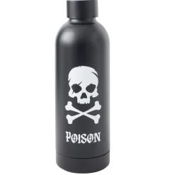 Bouteille isotherme 500ml Halloween inox Ø7xH22cm (2 modèles blanc ou noir) < Gifi Sale