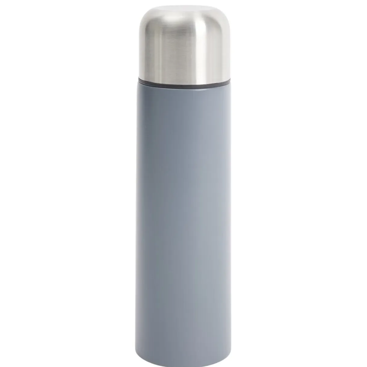 Bouteille isotherme thermos inox 500ml avec tasse intégrée gris foncé Ø7xH24cm < Gifi Clearance