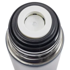 Bouteille isotherme thermos inox 500ml avec tasse intégrée gris foncé Ø7xH24cm < Gifi Clearance