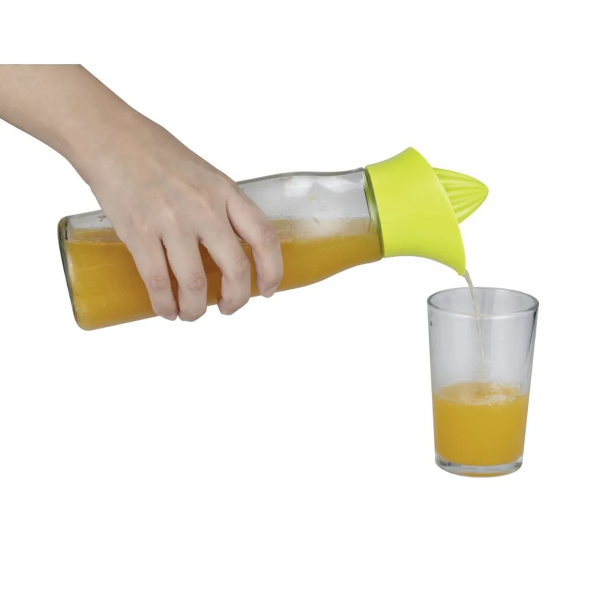 Bouteille presse-agrumes en verre et plastique 800ml Ø7,8xH28cm < Gifi Sale