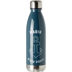 Bouteille réutilisable message imprimé H25 cm < Gifi Outlet