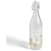 Bouteille verre officina 1L déco Noël - 2 modèles < Gifi New