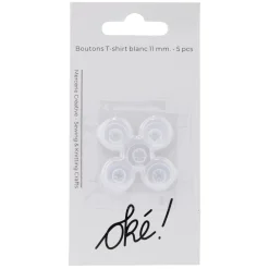 Bouton tee shirt x5 marron Ø11mm < Gifi Clearance