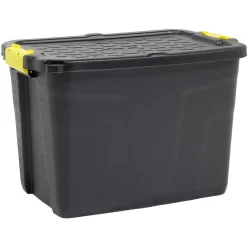 Box de rangement brico noir 60L < Gifi Clearance