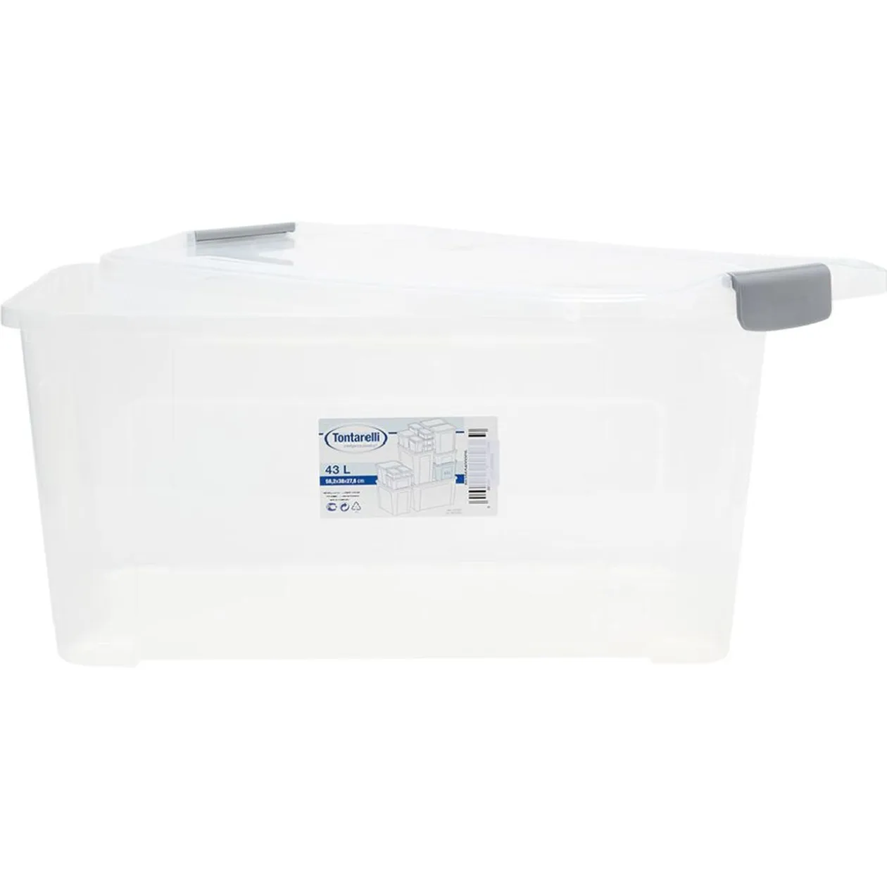 Box de rangement Combi Tontarelli 43 L transparent