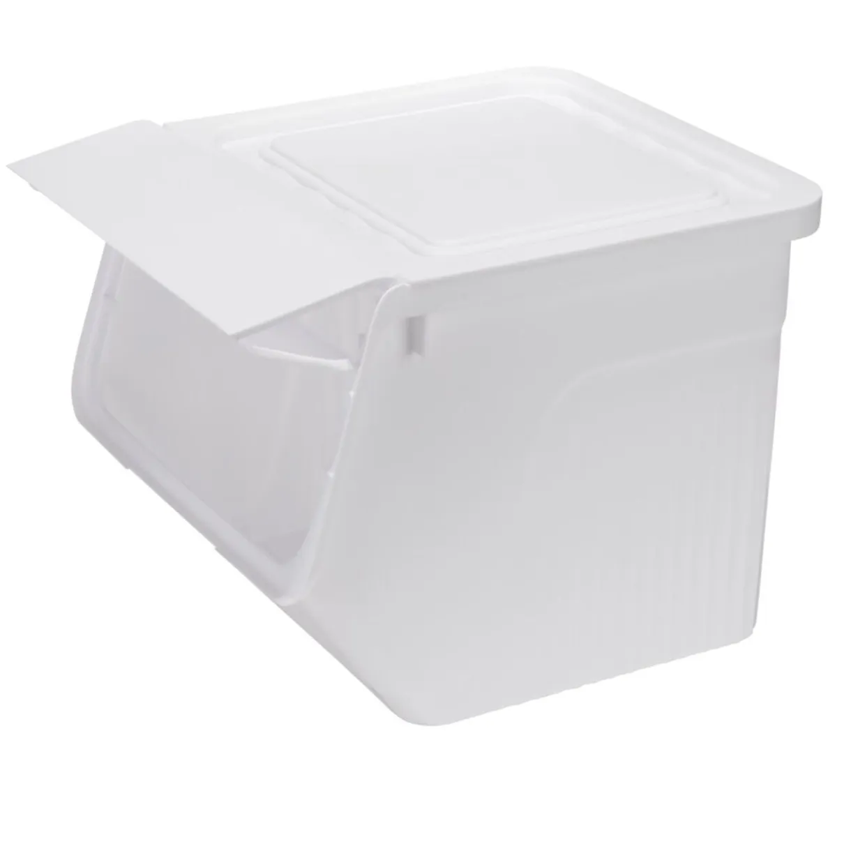 Box de rangement 35L ouverture frontale plastique uni L38,5xP40xH31,5cm (2 modèles) < Gifi Hot