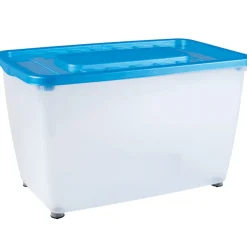 Box de rangement plastique à roulettes 46L (plusieurs modèles)