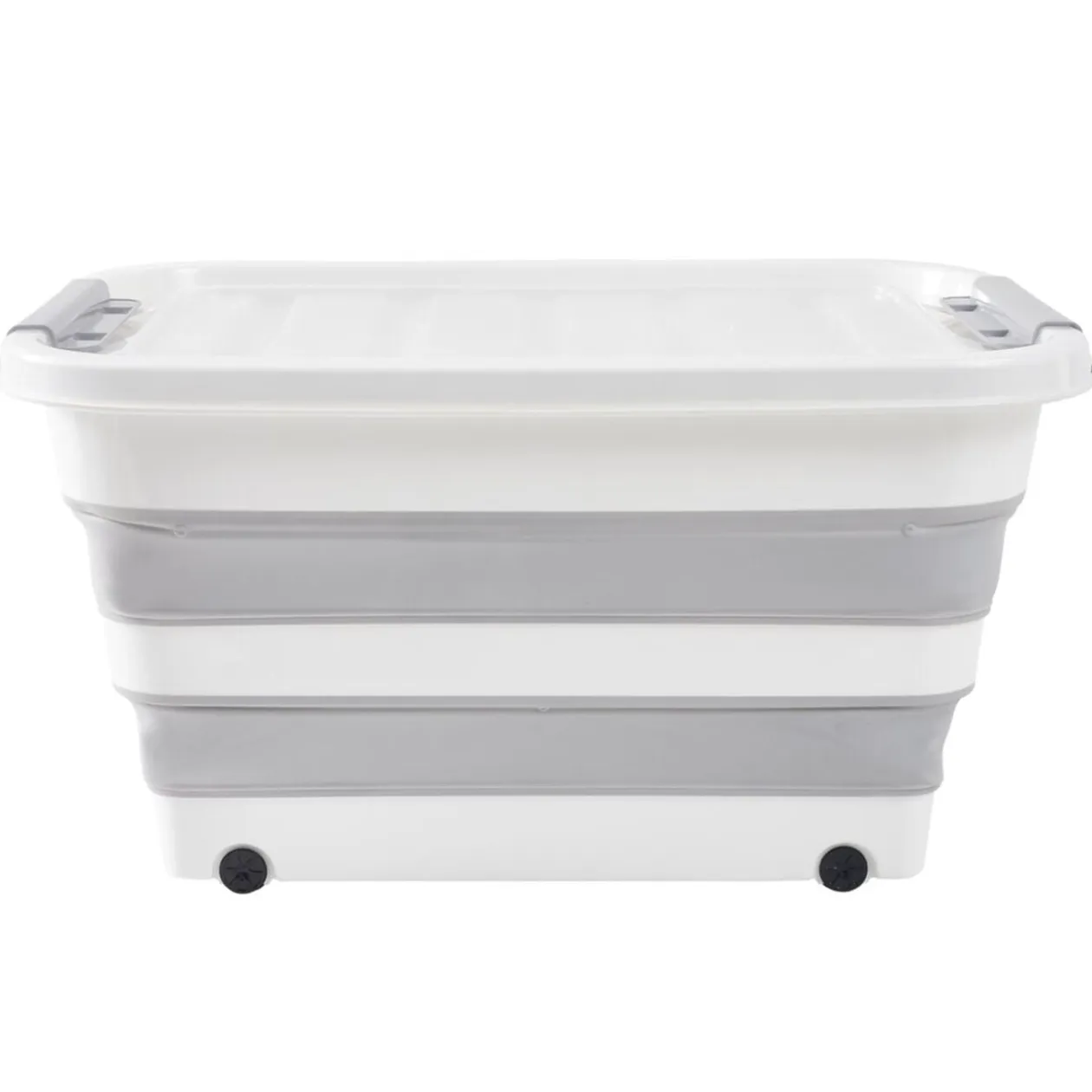 Box de rangement pliable 45L à roulettes 61x32xH43cm