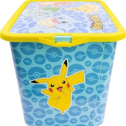 Box de rangement Pokémon 23L plastique bleu 40x30xH27,5cm < Gifi New