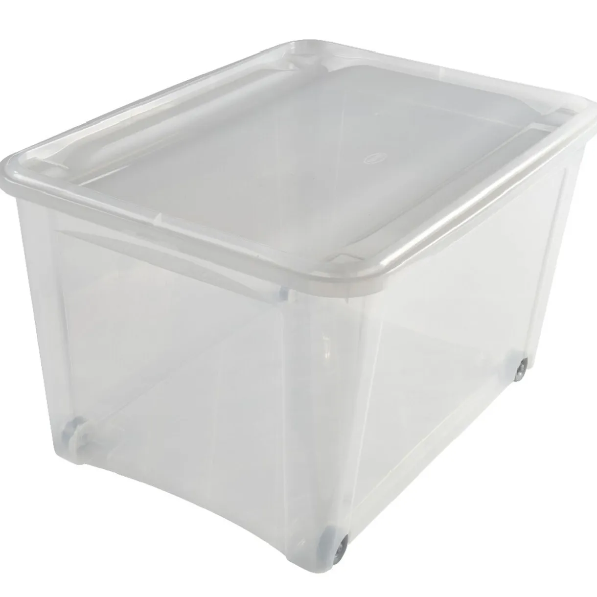 Box de rangement à roulettes transparent 140L < Gifi Hot