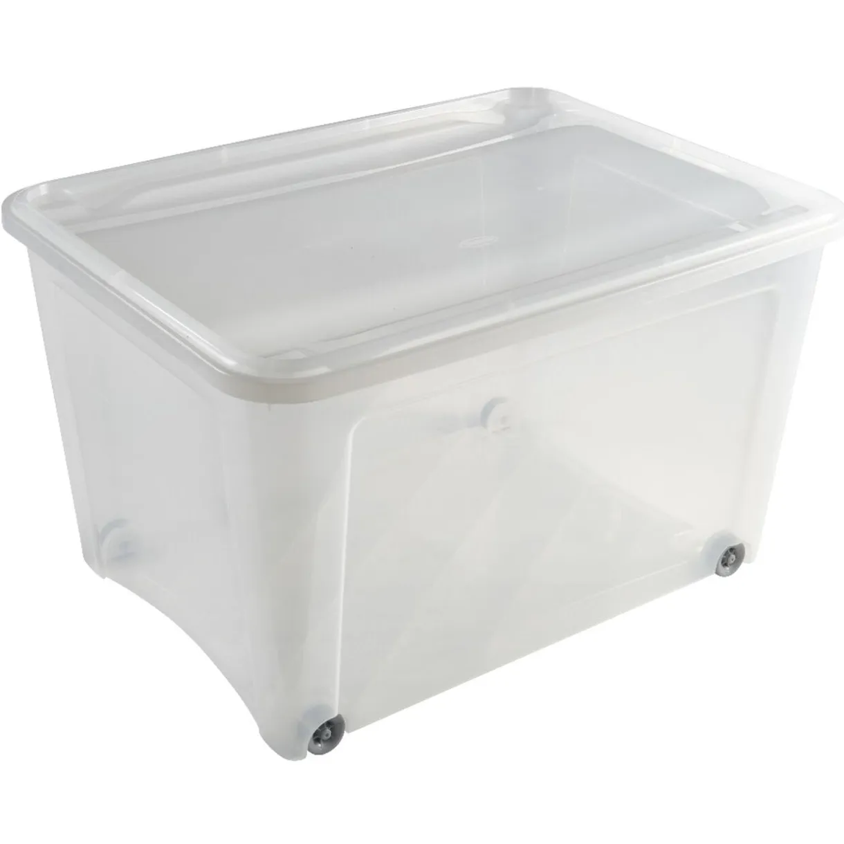 Box de rangement à roulettes transparent 140L < Gifi Hot