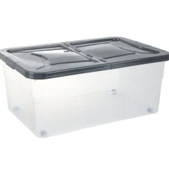 Box dessous de lit gris 45L < Gifi Outlet